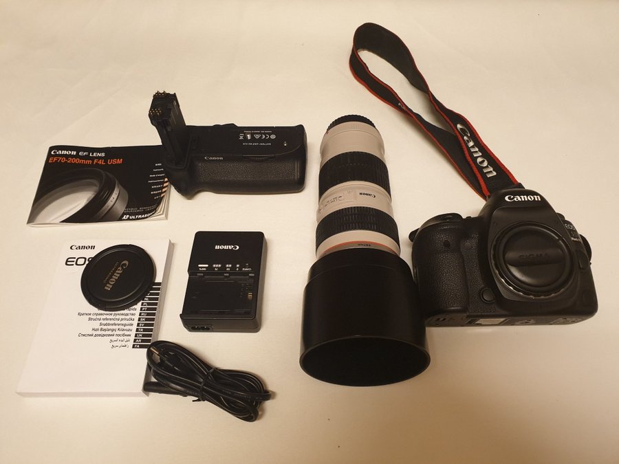 Canon EOS 5D Mark IV med EF 70-200mm f/4L USM objektiv