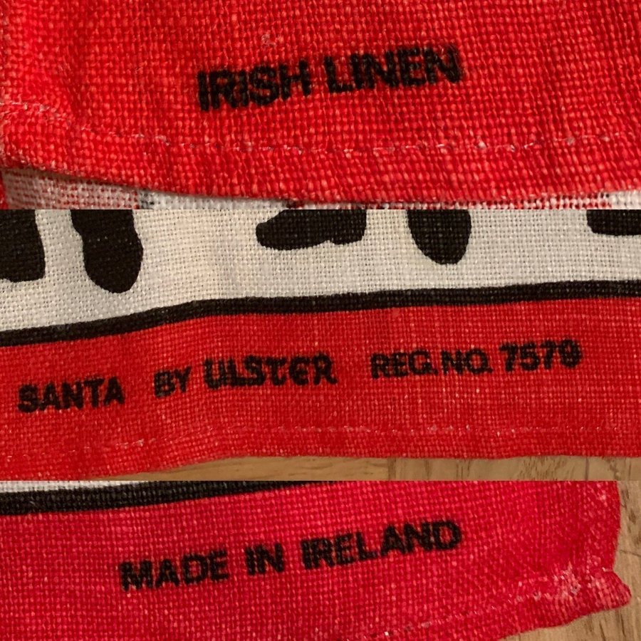 Kökshandduk i linne - Santa by Ulster - Irish linen