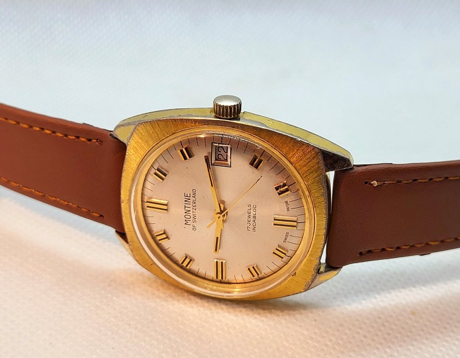 Vintage Watch Montine of Switzerland - [FHF 96/4] - Dress Watch - 34 mm
