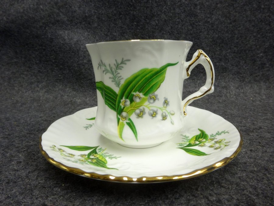 Kaffekopp Fat Liljekonvalj Hammersley Bone China England