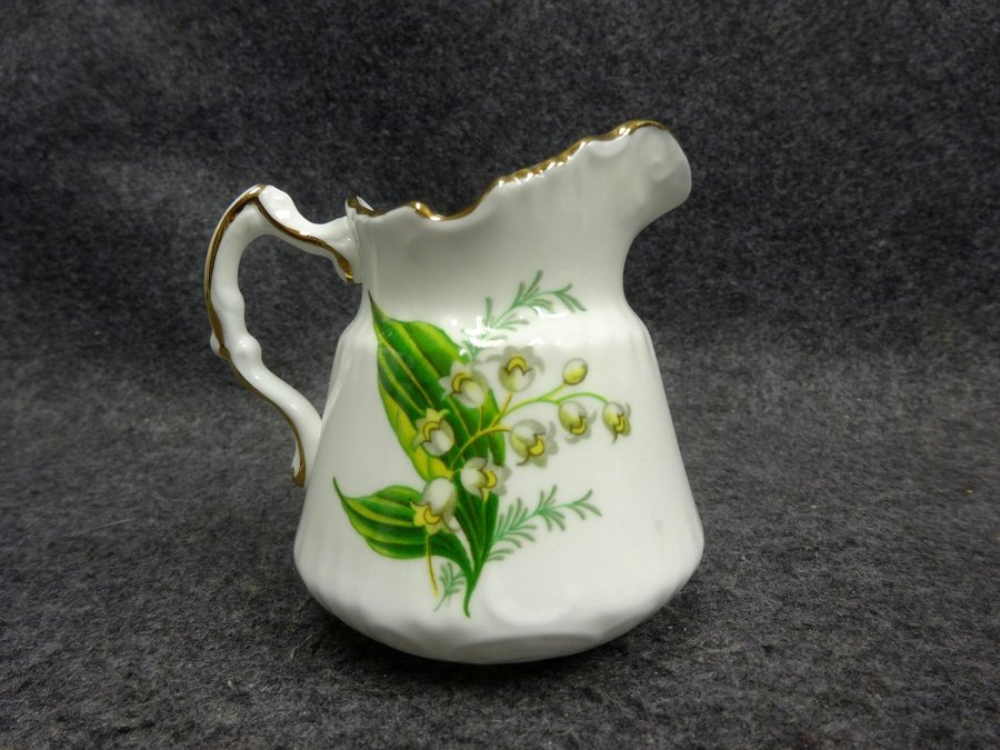 Mjölkkanna Liljekonvalj Hammersley Bone China England