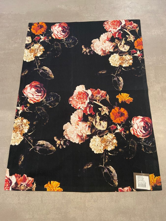 2 stycken Kökshanddukar 50x70cm Svanefors Blommigt mönster Blommönster Botanica