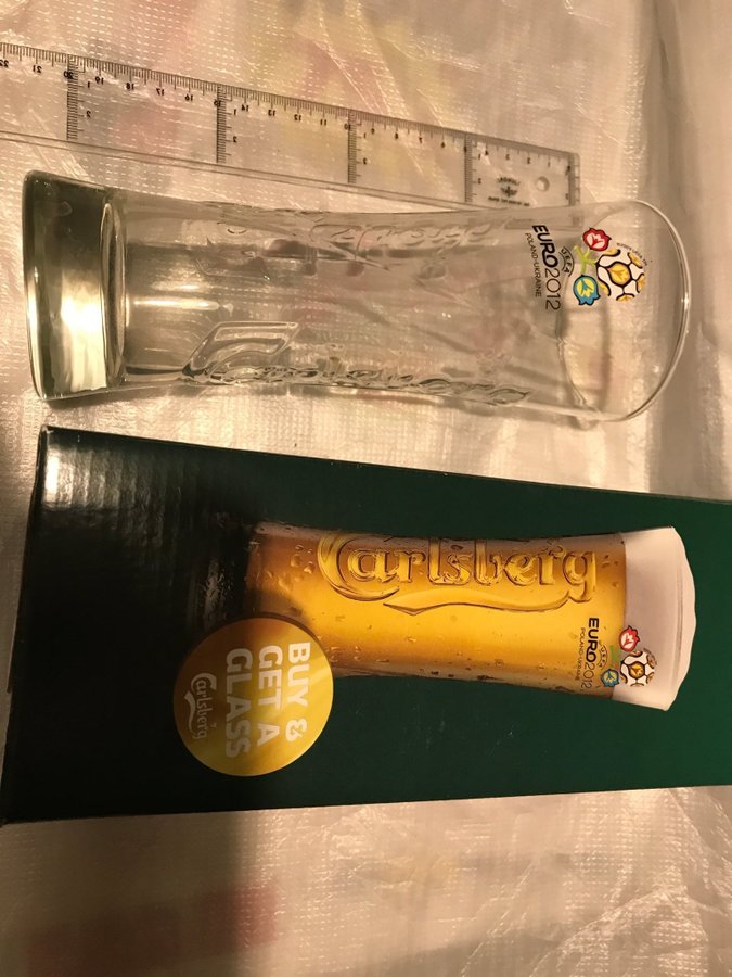 Ett öl glas från Carlsberg