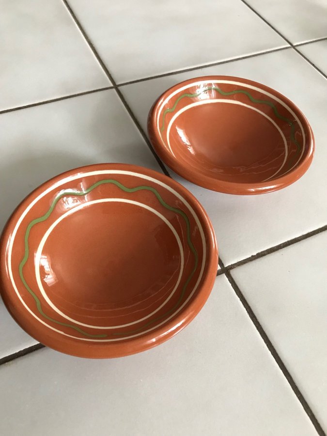 Vintage skålar Klippan Keramik