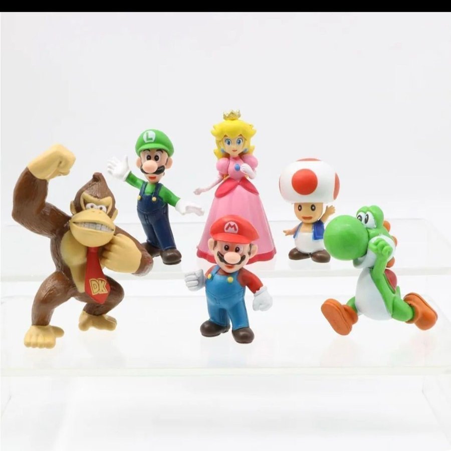 Super Mario figurer 6 st (#4)