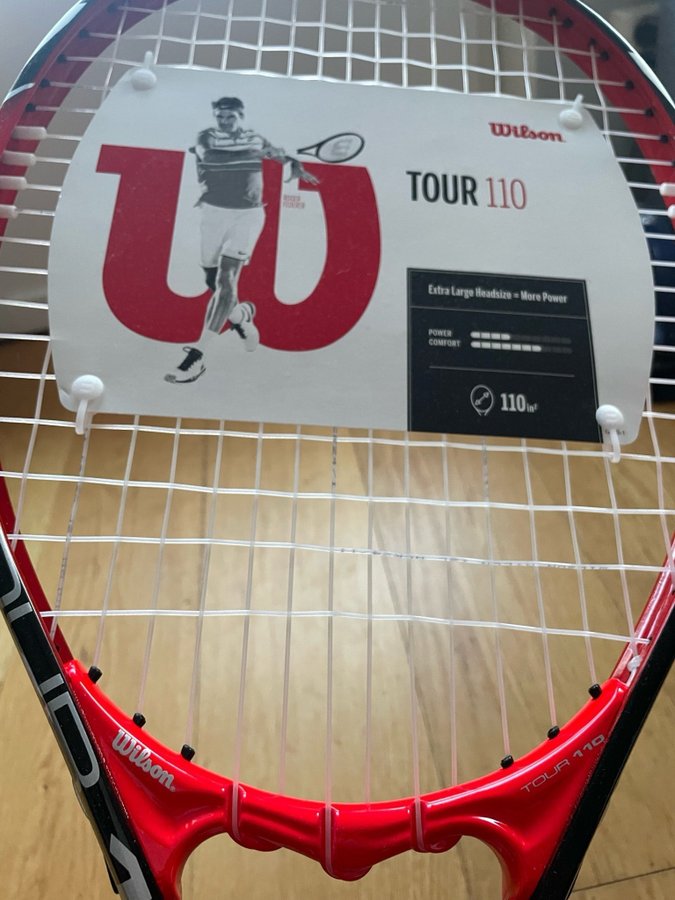 Oanvänd Wilson tennis racket Tour 110 Grepp 1