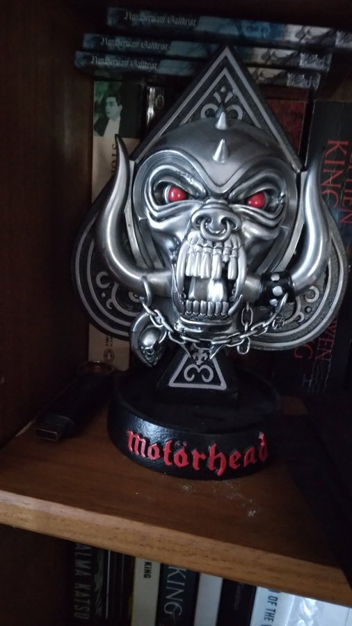 Tillbakaflöde rökelse brännare Motorhead Warpig Official Skull 195cm