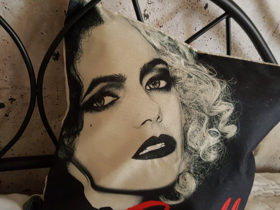 Cruella goth Emma Stone sexy Exclusive Pillow Cover dekorativt kuddfodral