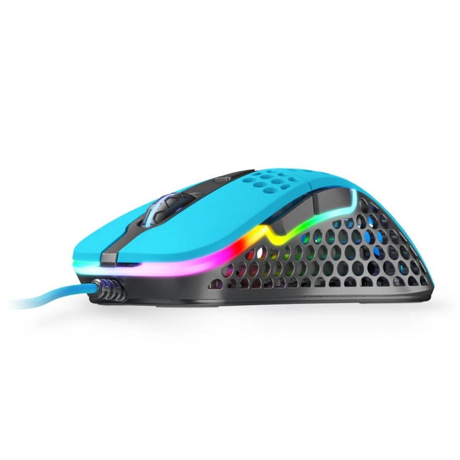 Xtrfy M4 RGB Gaming Mouse - Miami Blå: Ge Ditt Spel en Fräsch och Färgglad Kant