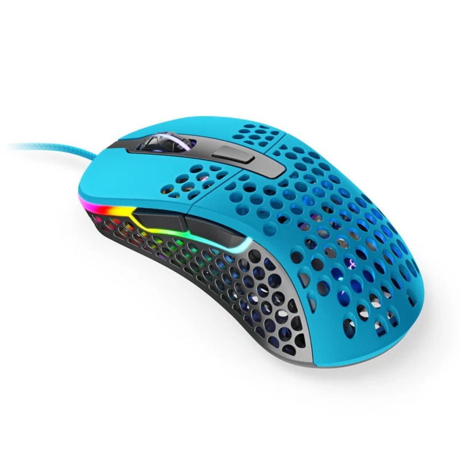 Xtrfy M4 RGB Gaming Mouse - Miami Blå: Ge Ditt Spel en Fräsch och Färgglad Kant