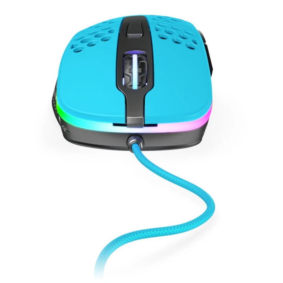 Xtrfy M4 RGB Gaming Mouse - Miami Blå: Ge Ditt Spel en Fräsch och Färgglad Kant