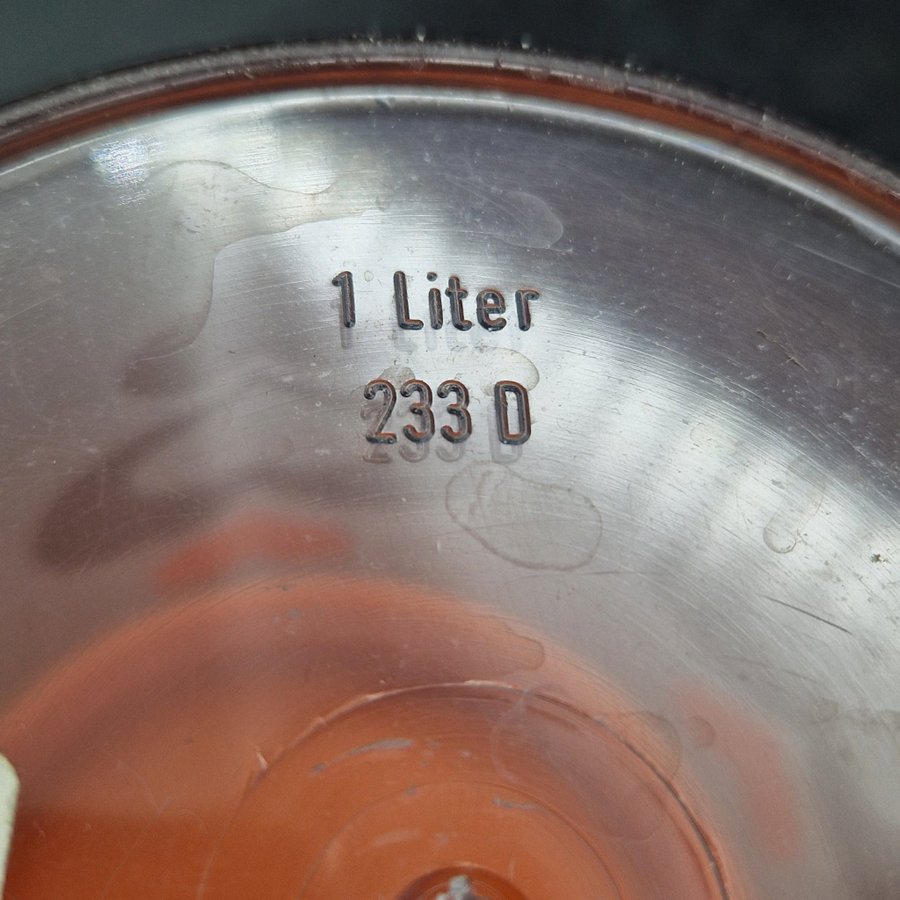 Retro burk i plast Plastburk 70-tal 1 Liter