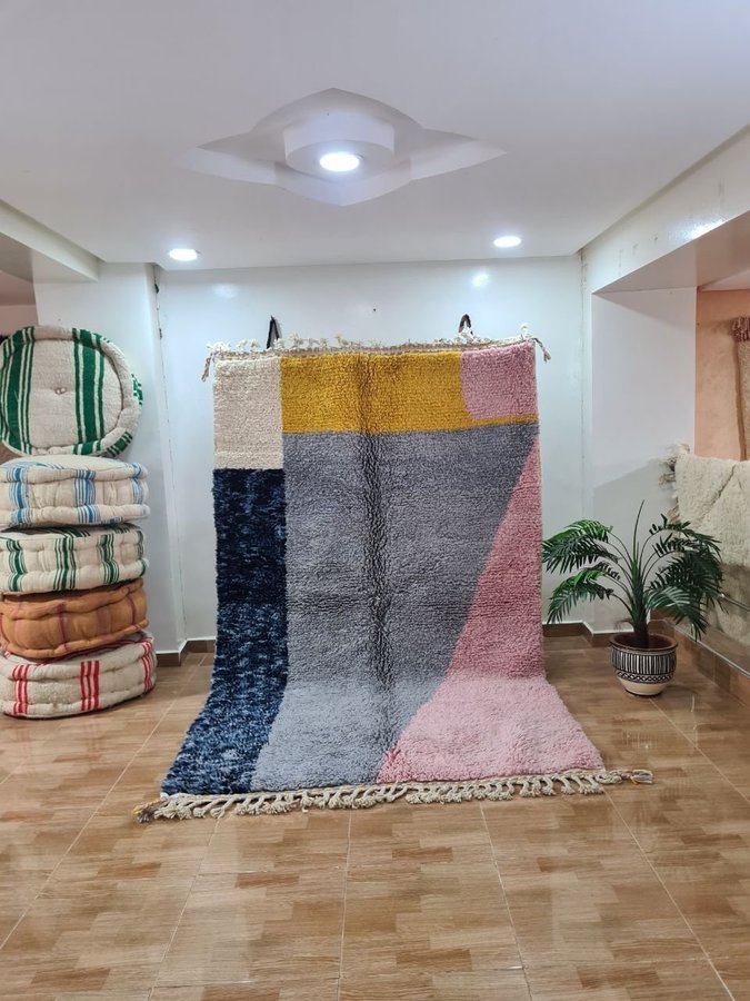 Beni ouarain matta 250x150 cm marockansk handgjord
