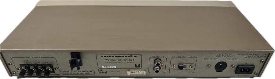 Vintage Marantz ST-320 AM/FM Tuner Stereo