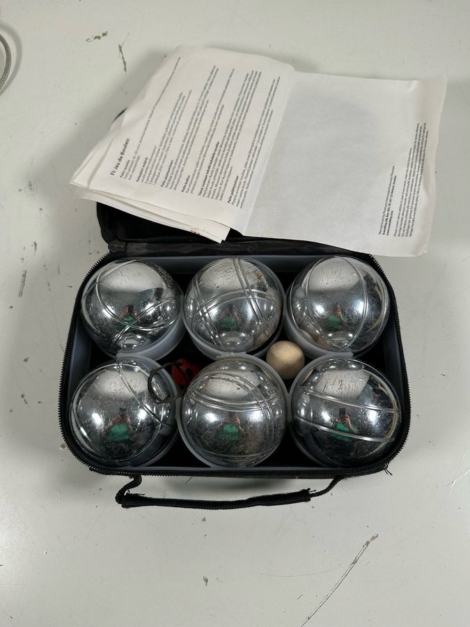 Boule klot i låda ca 720-740gr Boules Set