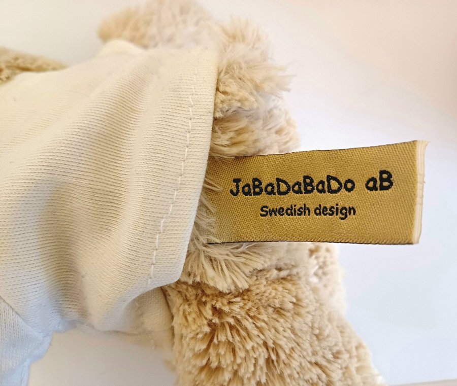 Jabadabado beige nallebjörn +"Wikholm form" Rosa nalle / gosedjur baby girl