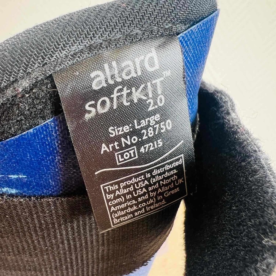 Allard AFO BlueRocker 25 Ortos Foot Drop Kolfiber Storlek Large HÖGER