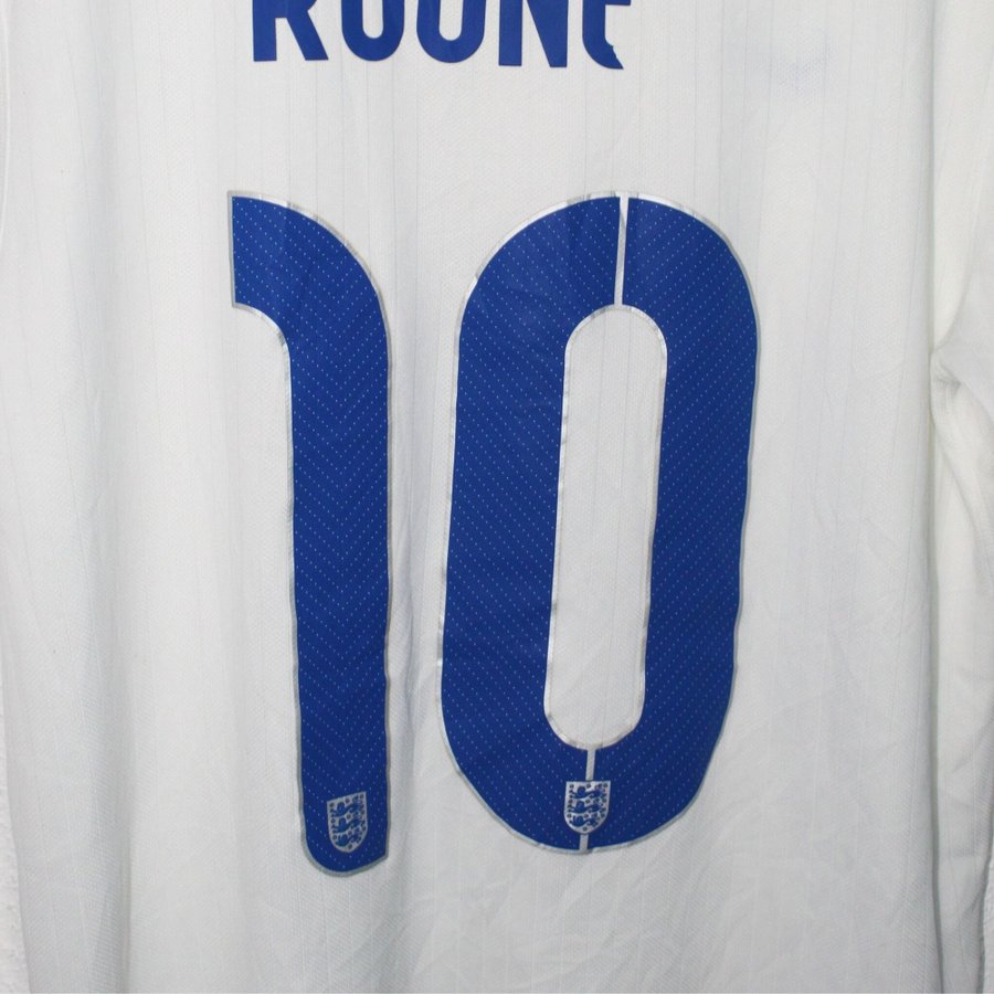 Nike white jersey England national football team jersey Rooney