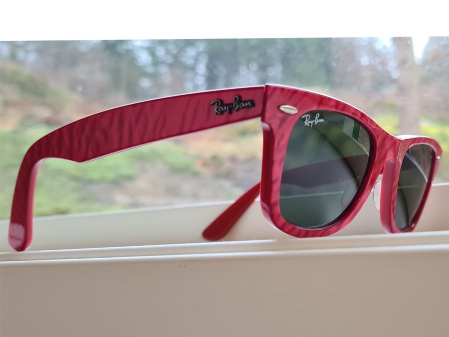 Ray Ban 2140 Wayfarer Röd