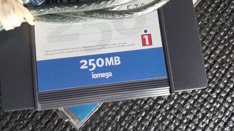 Iomega Zip 250MB Disk Mac Formaterad