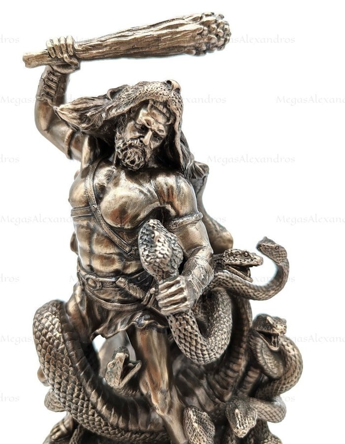 Hercules - BRONSSTATY ( Skulptur Staty  Statyett )
