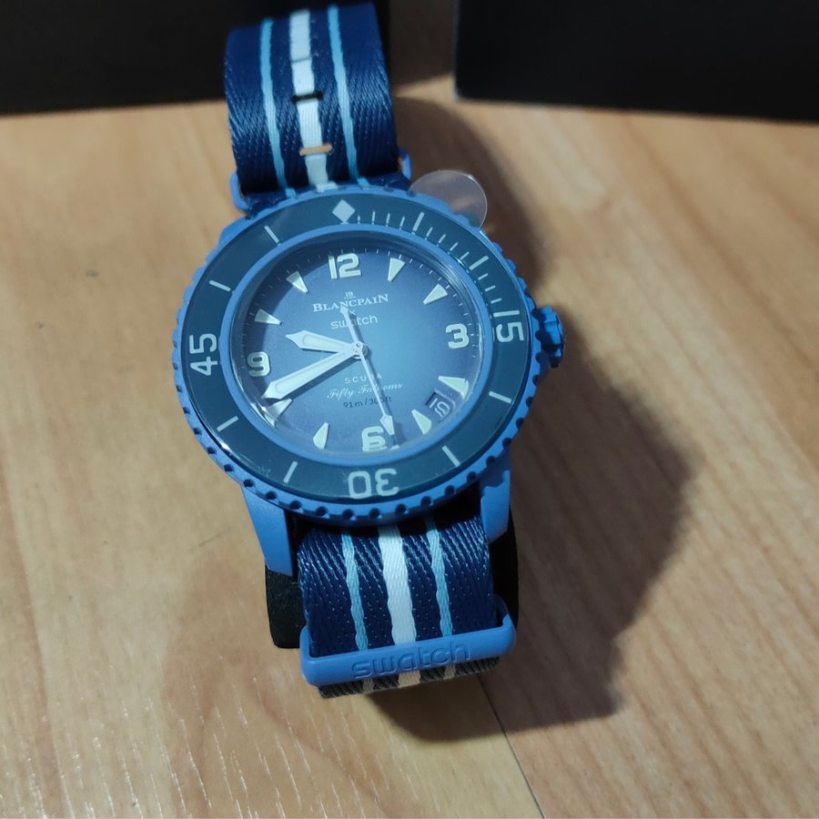 Blancpain x Swatch BIOCERAMIC Scuba Fifty Fathoms - Atlantic Ocean Klocka Watch
