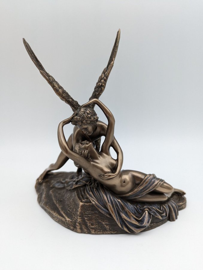 CUPID OCH PSYCHE - BRONSSTATY ( Skulptur Staty  Statyett )