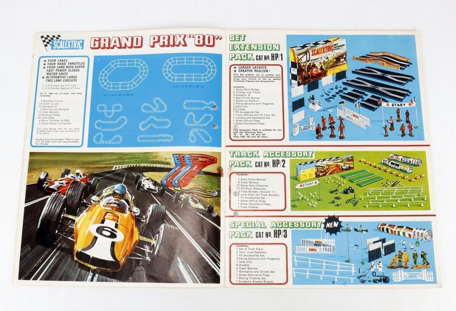 === Scalextric classic - Katalog från 1968 nionde utgåvan - med prislista ===