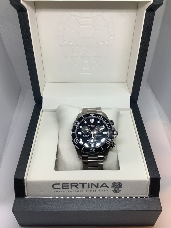 Certina DS Action Precidrive Chronograph uttagen april -24 !