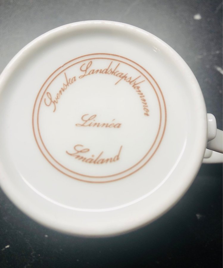 2 Landskaps kaffekoppar Småland