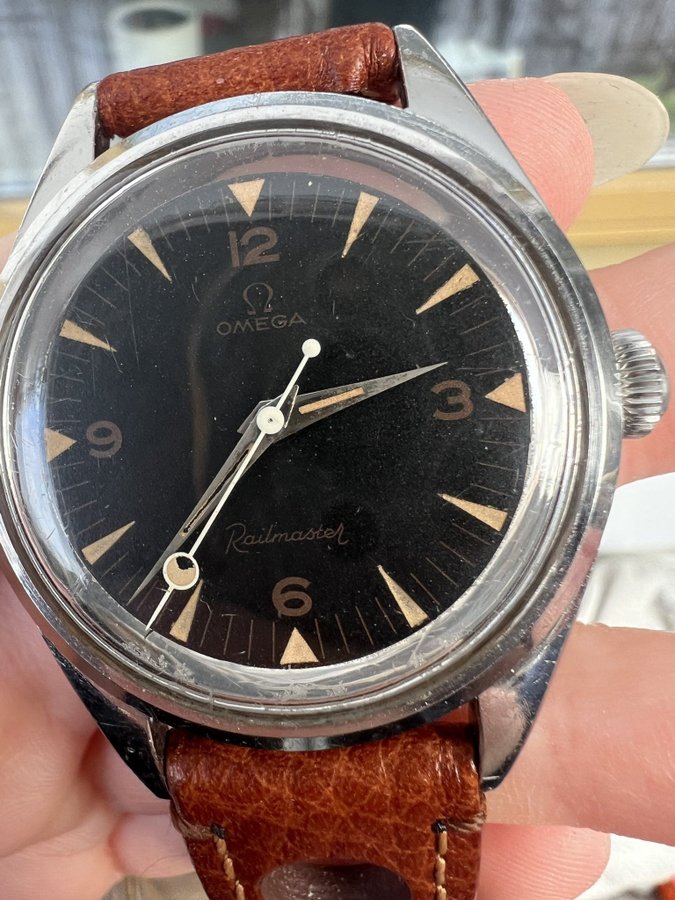 Omega Seamaster Railmaster CK2914-6 Lollipop armbandsur med OMEGA Extract o Box