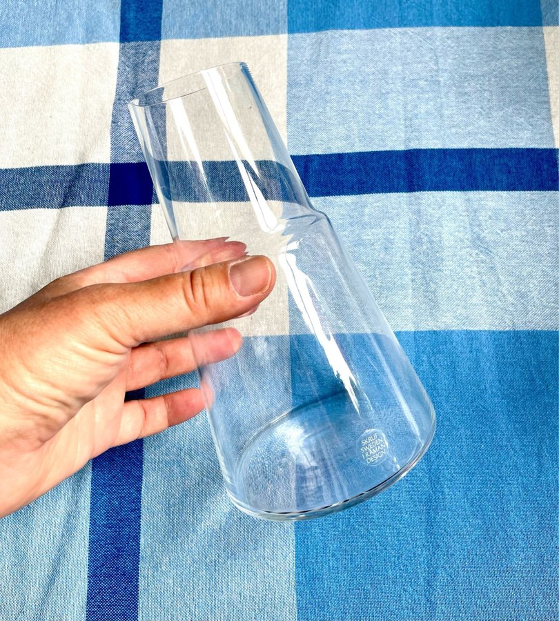 INGEGERD RÅMAN KARAFF WATER DECANTER SKRUF GLAS VINKARAFF VATTENKARAFF