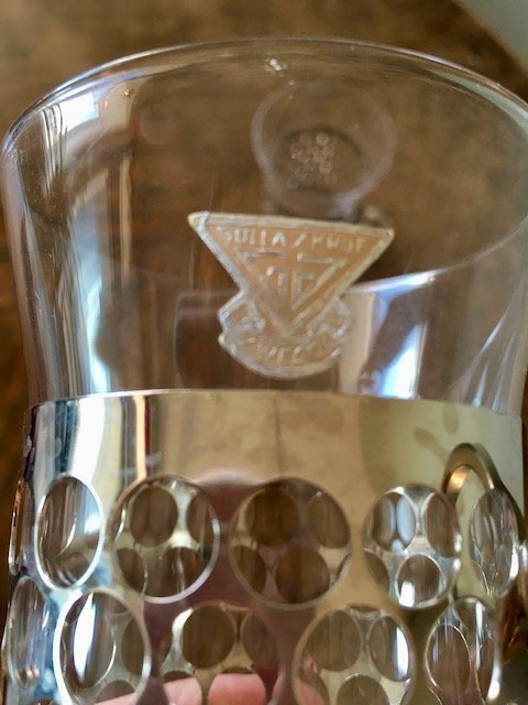 Irish Coffee glas med hållare Gullaskruf