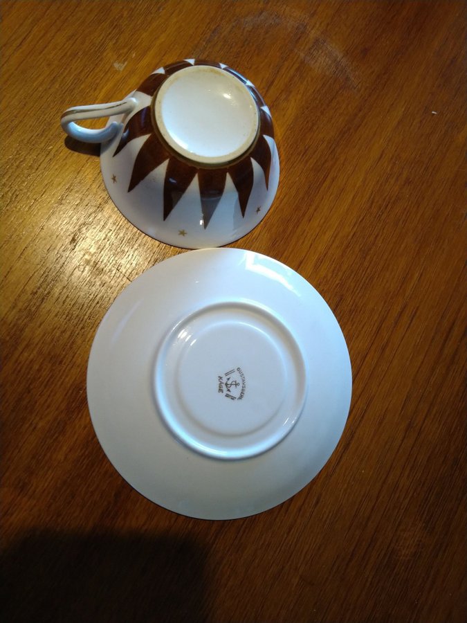 Te/kaffekoppar Wilhelm Kåge Gustavsberg Swedish design