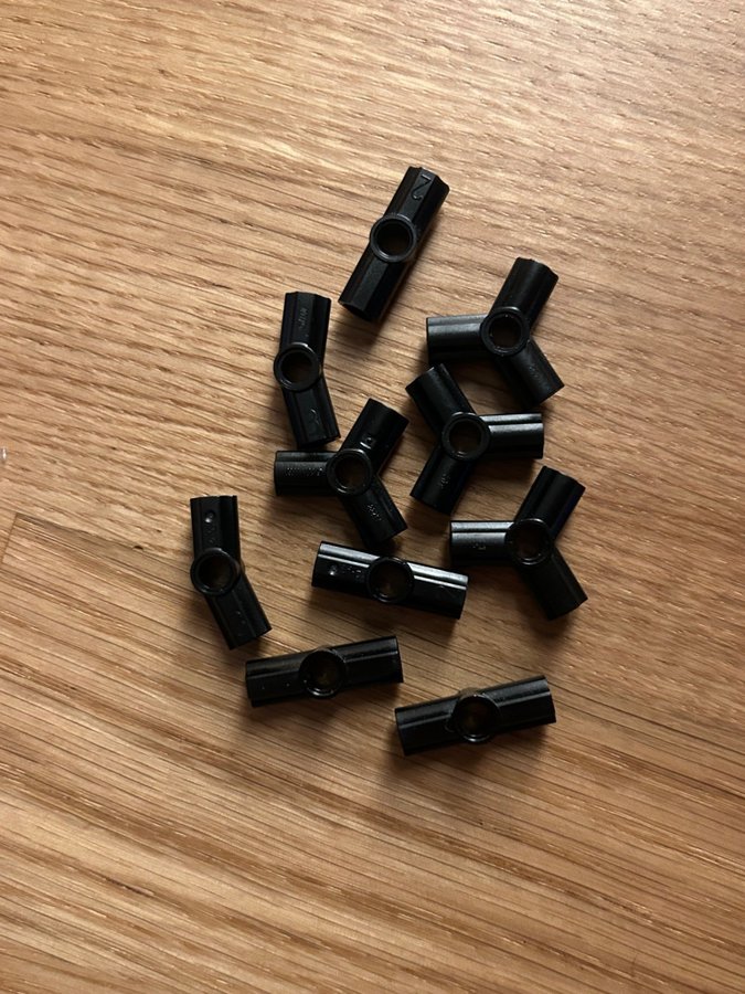 10st Lego Technic Axles och connectors svart