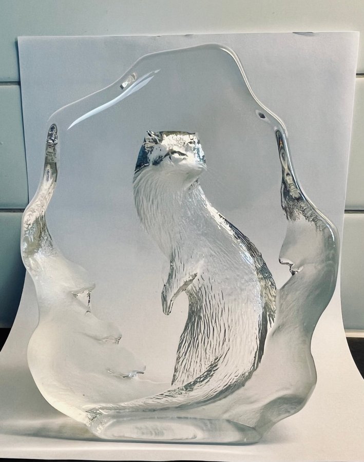 Glasskulptur - Iller - Mats Jonasson - Målerås