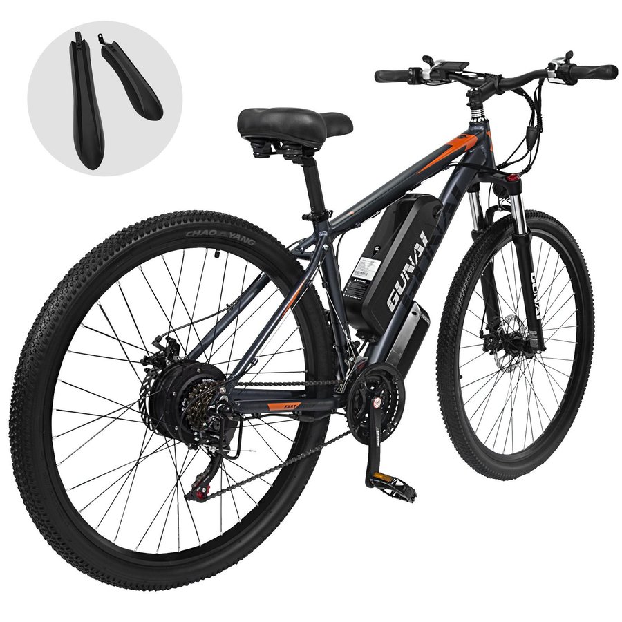 Elcykel 48V motor 29” 21 tums däcksnöcykel fullfjädring 21-växlad MTB