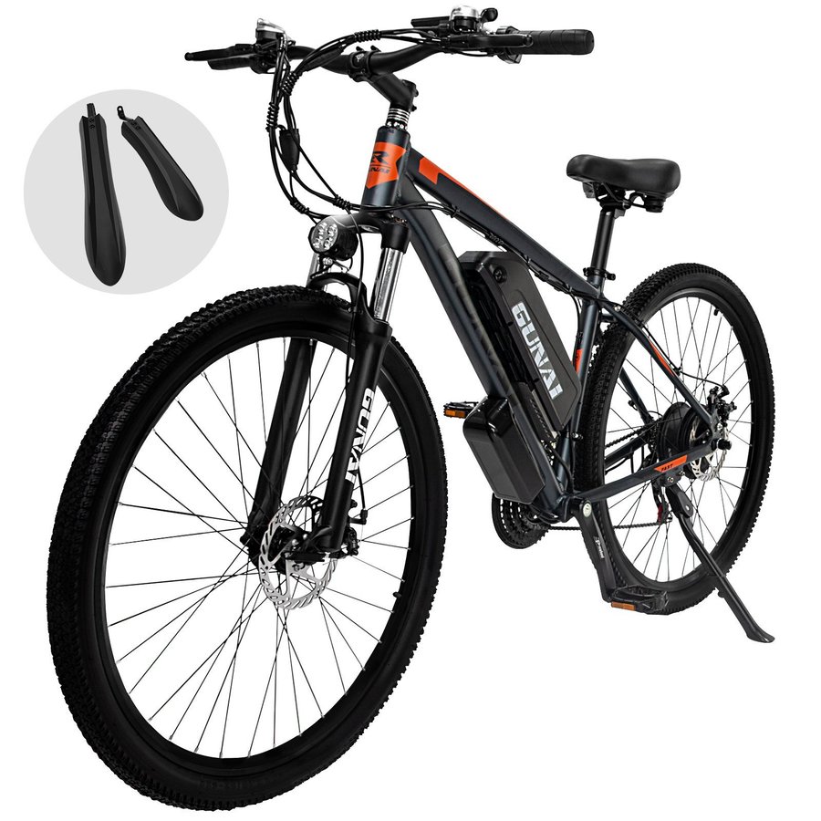 Elcykel 48V motor 29” 21 tums däcksnöcykel fullfjädring 21-växlad MTB