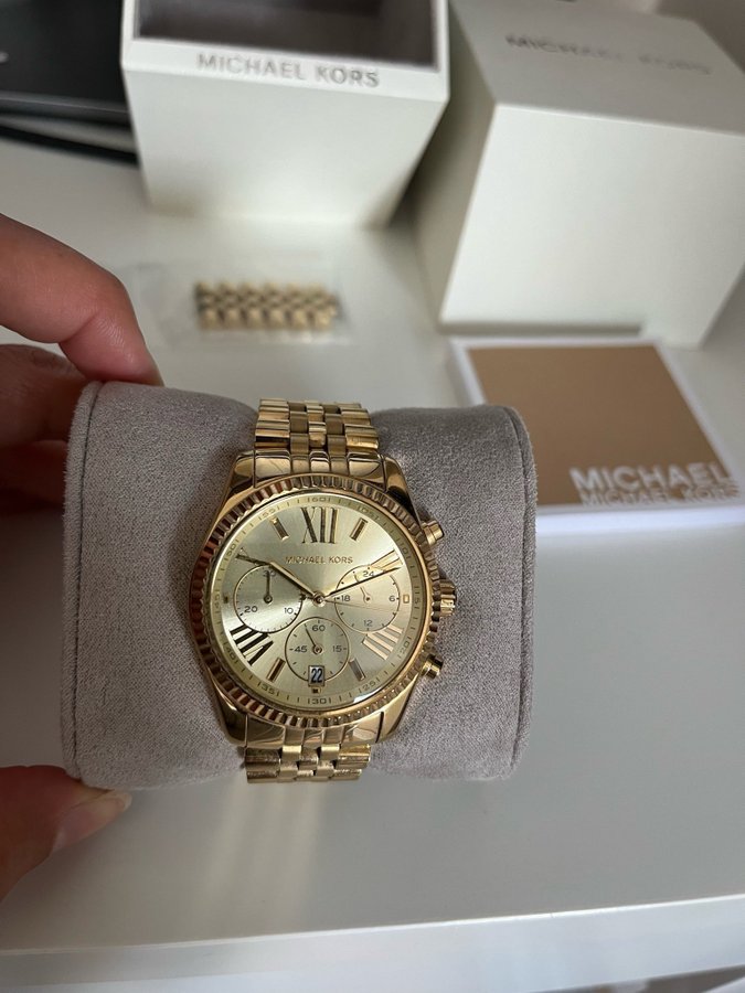 Michael Kors Damklocka Guld (rostfritt stål)