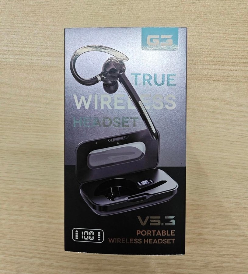 Bluetooth-headset Bluetooth-headset med mikrofon 65 dagars passningstid 10