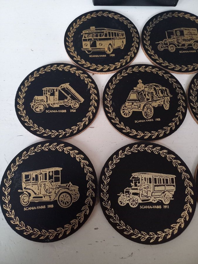 COASTERS SCANIA glasunderlägg i ask