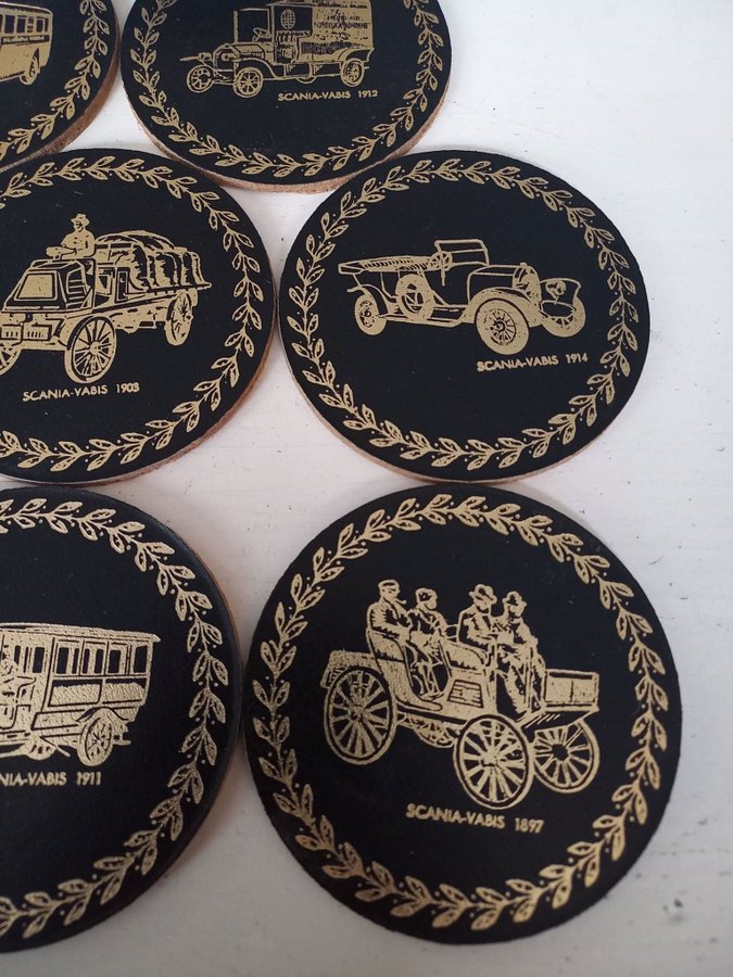 COASTERS SCANIA glasunderlägg i ask