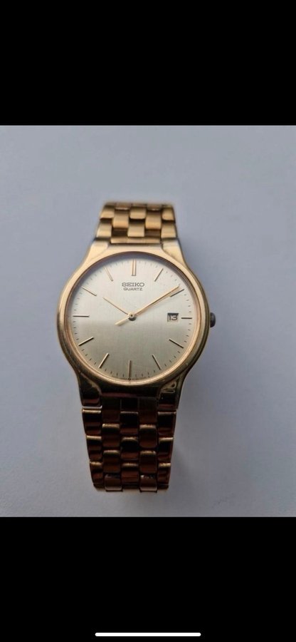 Seiko Quartz gold watch 1991