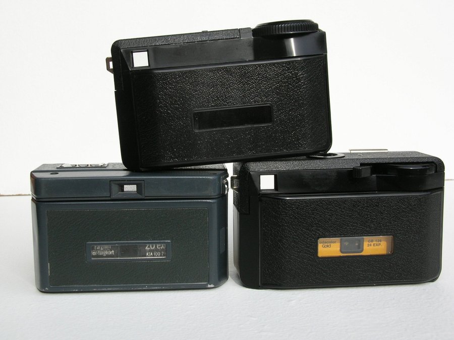 Liten samling Instamatic kameror