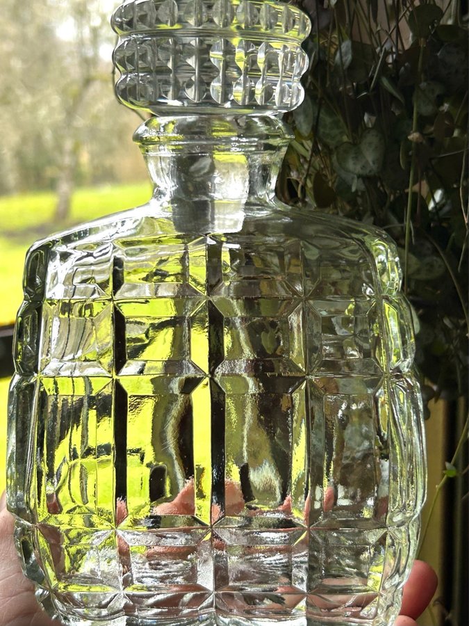 Transparent Glas flaska / karaff för Whisky Sprit Vin Drycker mm