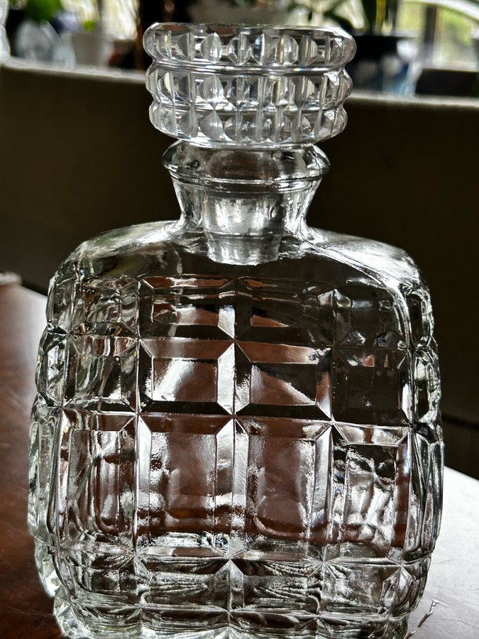 Transparent Glas flaska / karaff för Whisky Sprit Vin Drycker mm