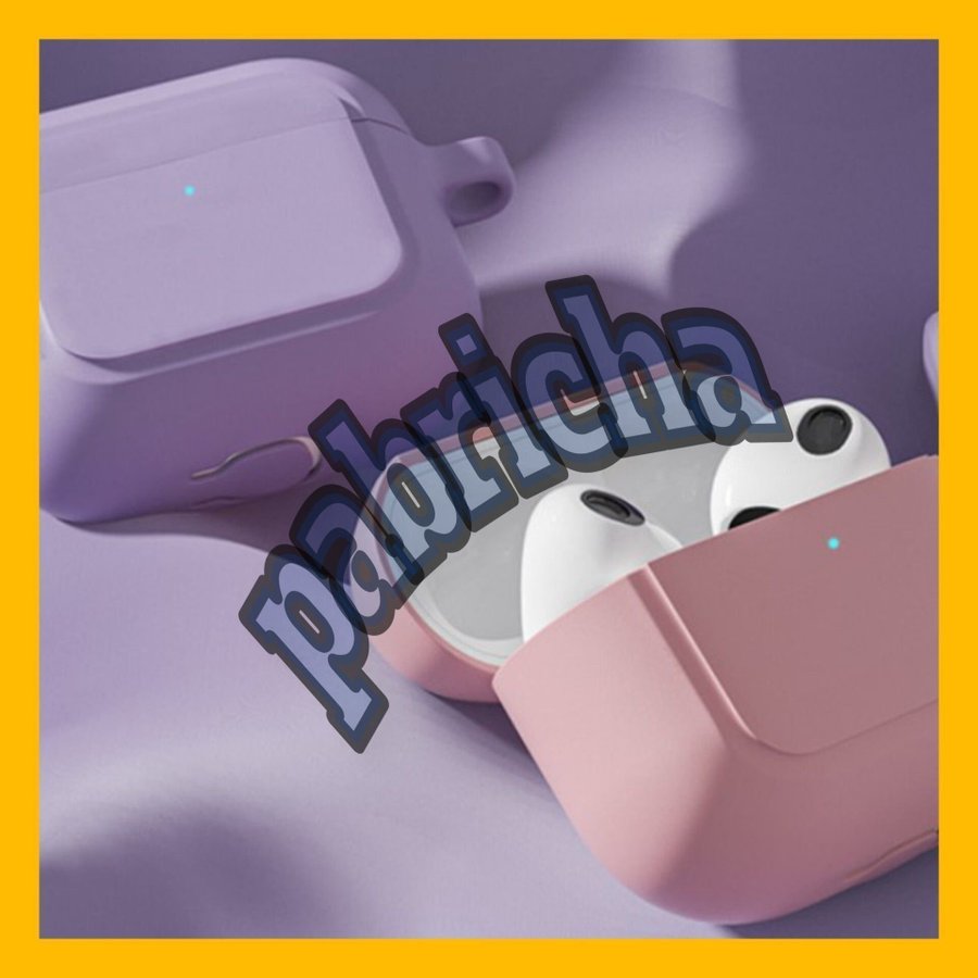 Grön silikonfodral (Apple Airpods skal) för Apple Airpods 3