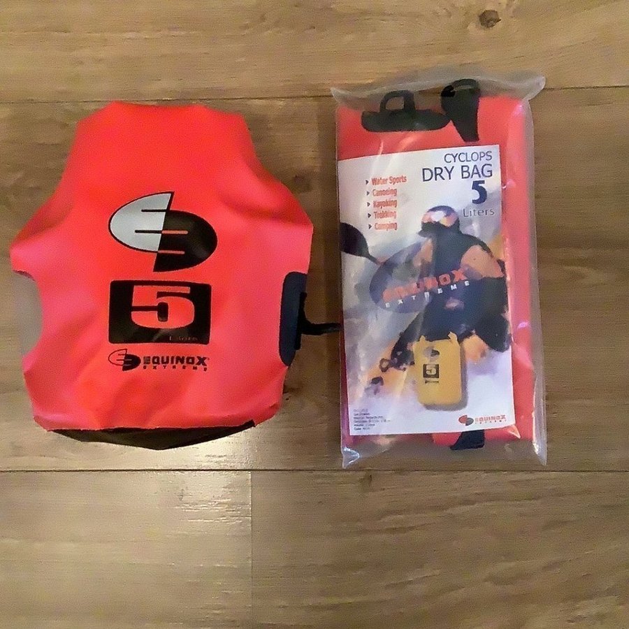 Vattentät packsäck / Packpåse - Cyclops dry bag - 5 liter - Equinox Extreme