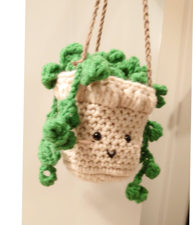 Virkad krukväxt murgröna amigurumi