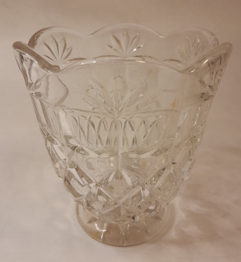 Vintage glas Vas Pressglas